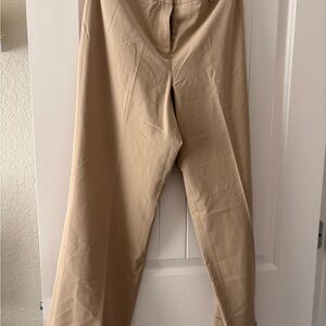 Larry Levine Women's Tan Wide Leg Pants